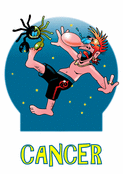 Cancer : humour &agrave; pinc&eacute;es de crabe